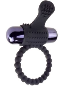 FANTASY C-RINGZ - ANILLO VIBRADOR DE SILICONA NEGRO